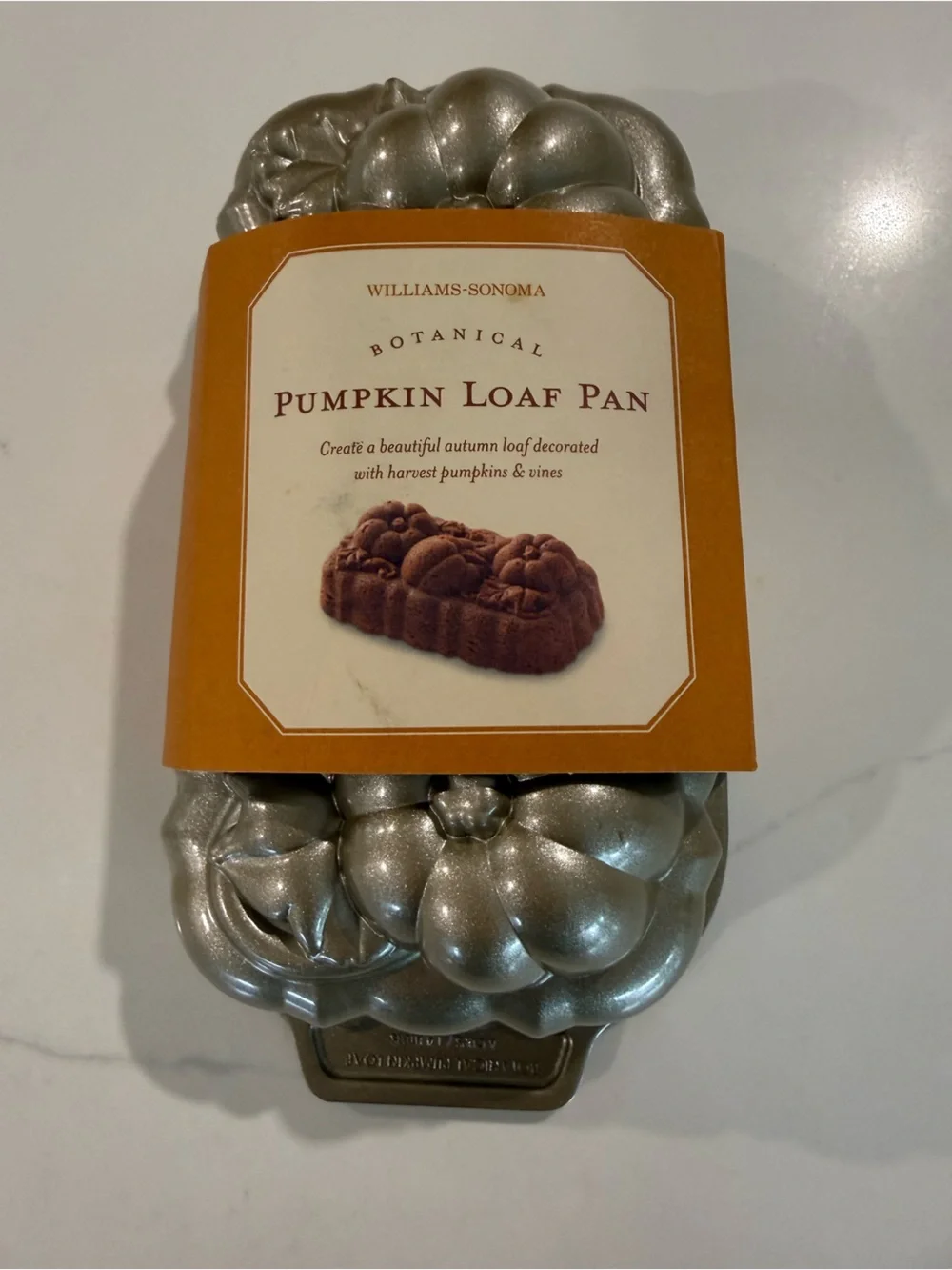Williams Sonoma Cast Aluminum Pumpkin Loaf Mold
